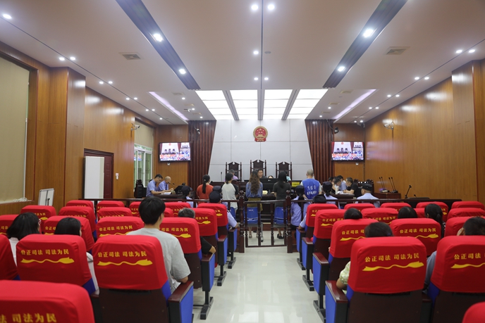 新干县法学会在新干县法院开展旁听庭审活动